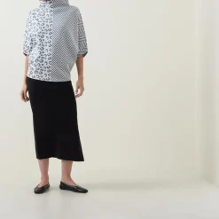 Sale Mixed Print Blouse Women Tops