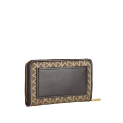 Online MK Logo Zip Around Wallet Women Wallets