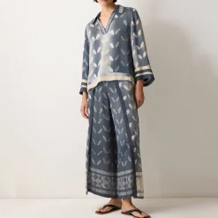 Best Modern Shibori Wrap Trousers Women Trousers & Shorts