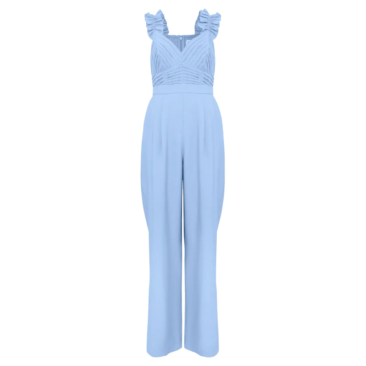 Best Moira Ruffle Wide Leg Jumpsuit Women Jumpsuits