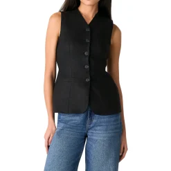Online Molly Linen Waistcoat Women Coats & Jackets