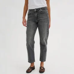 Discount Mommy 139 High-Rise Tapered-Leg Jeans Women Denim