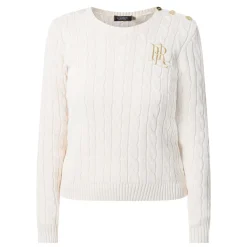 Discount Montiva Logo Cable-Knit Sweater Women Sweaters & Cardigans