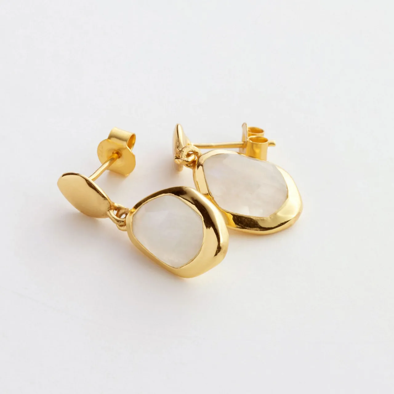 Outlet Moonstone Stepping Stone Drop Earrings Women Earrings