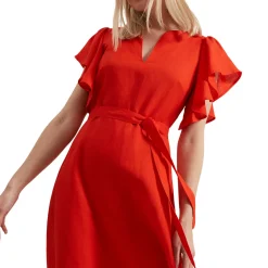 Online Morgan Frill-Sleeve Dress Women Dresses