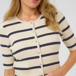 Best Morita Stripe Cardigan Women Sweaters & Cardigans