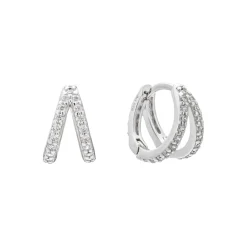 Online Mosaic Huggie Earrings Women Earrings