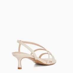 Discount Movement Asymmetric Leather Kitten Heels Women Heels