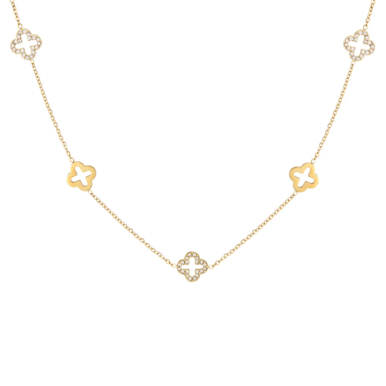 Multi Clover Necklace Women Necklaces