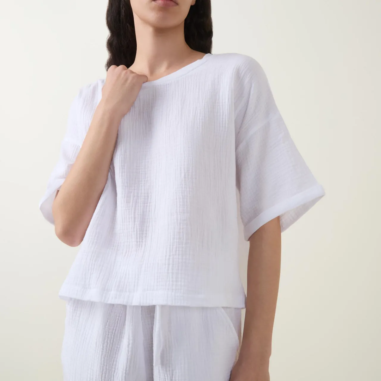 Sale Muslin Pyjama Top Women Sleepwear