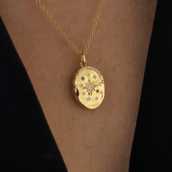Online My Sun, Moon & Stars Locket Necklace Women Necklaces