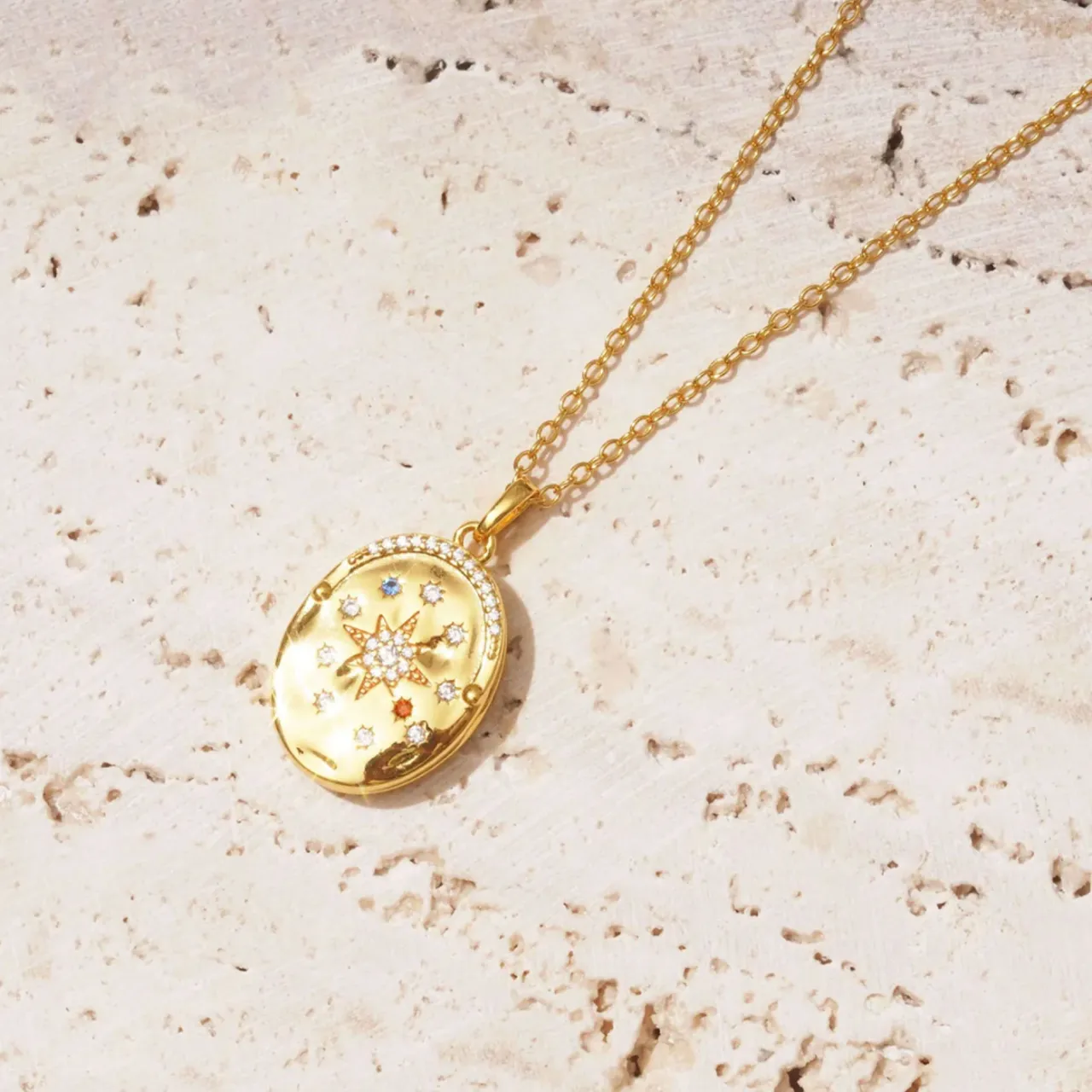 Online My Sun, Moon & Stars Locket Necklace Women Necklaces