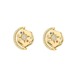 Hot My Sun, Moon & Stars Stud Earrings Women Earrings