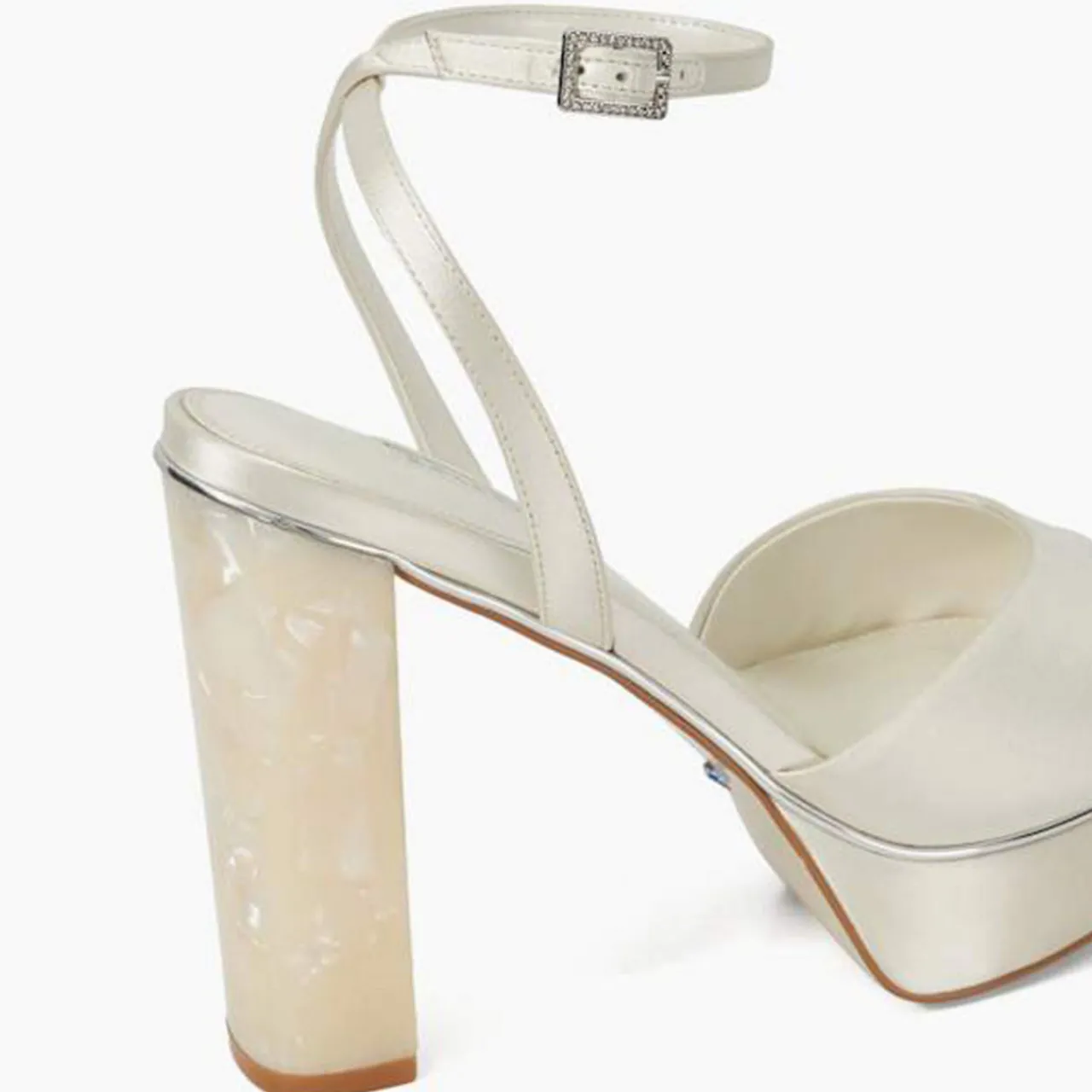 Best Mymuse Satin Bridal Platform Heels Women Heels