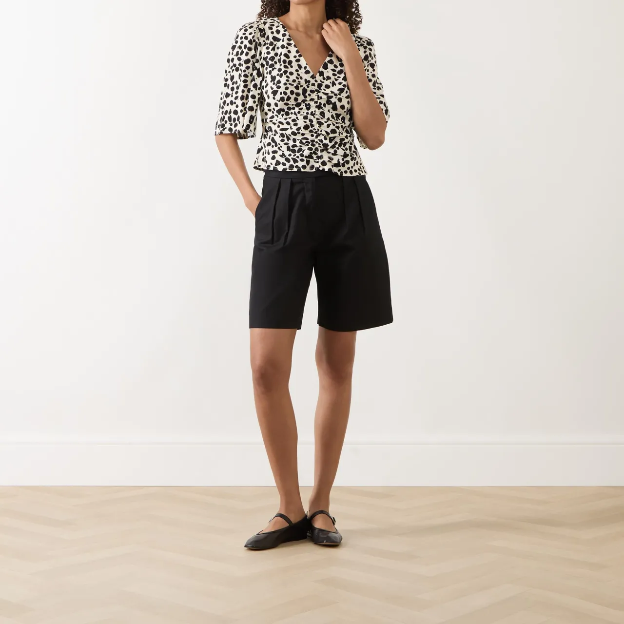 Hot Myrte Leopard Blouse Women Tops