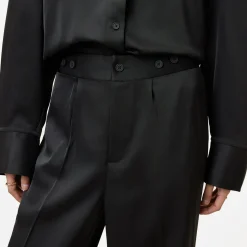 Sale Myrtle Mid-Rise Wide-Leg Trousers Women Trousers & Shorts