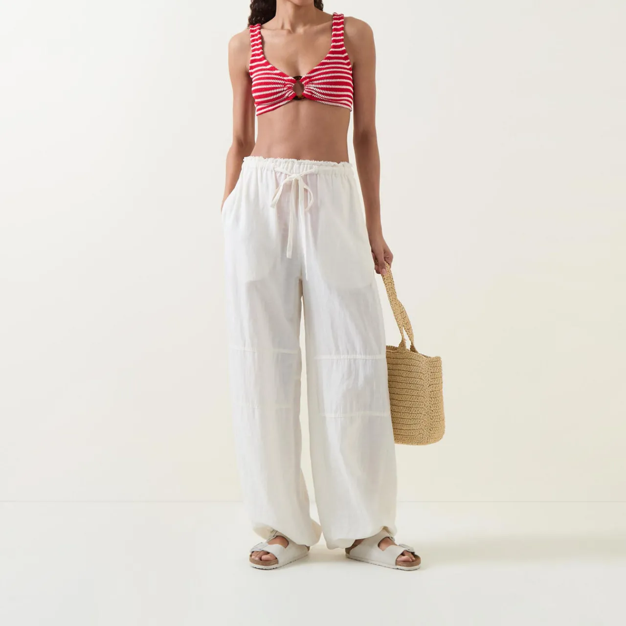 Best Nadine Striped Two-Piece Bikini Set Women Swimwear & Beachwear