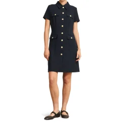 Outlet Nadiya Utility Mini Shirt Dress Women Dresses