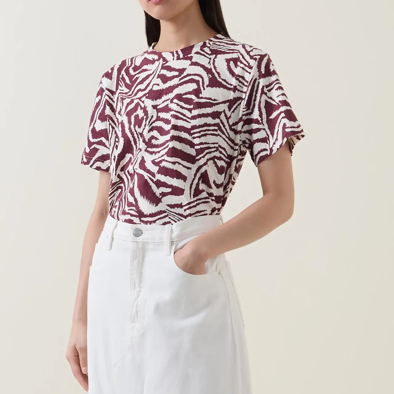 Hot Nahid Animal Print T-Shirt Women Tops