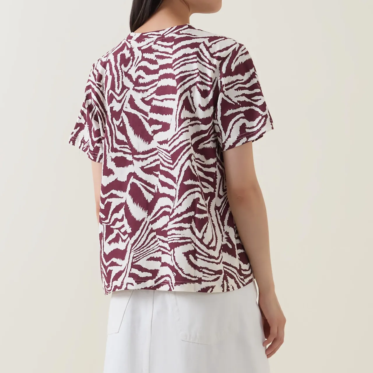 Hot Nahid Animal Print T-Shirt Women Tops