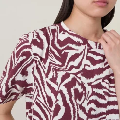 Hot Nahid Animal Print T-Shirt Women Tops
