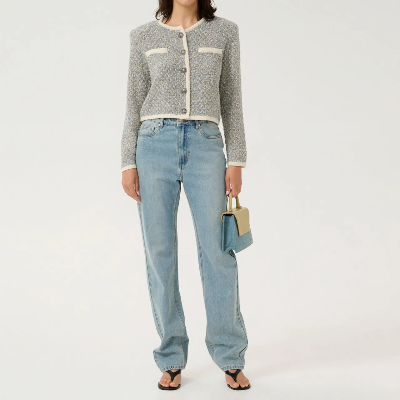 Online Nalin Tweed Cardigan Women Sweaters & Cardigans