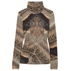 Online Naomi Snake Roll Turtleneck Top Women Tops
