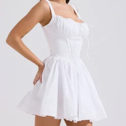 Sale Natassia Pin Tuck Mini Dress Women Dresses