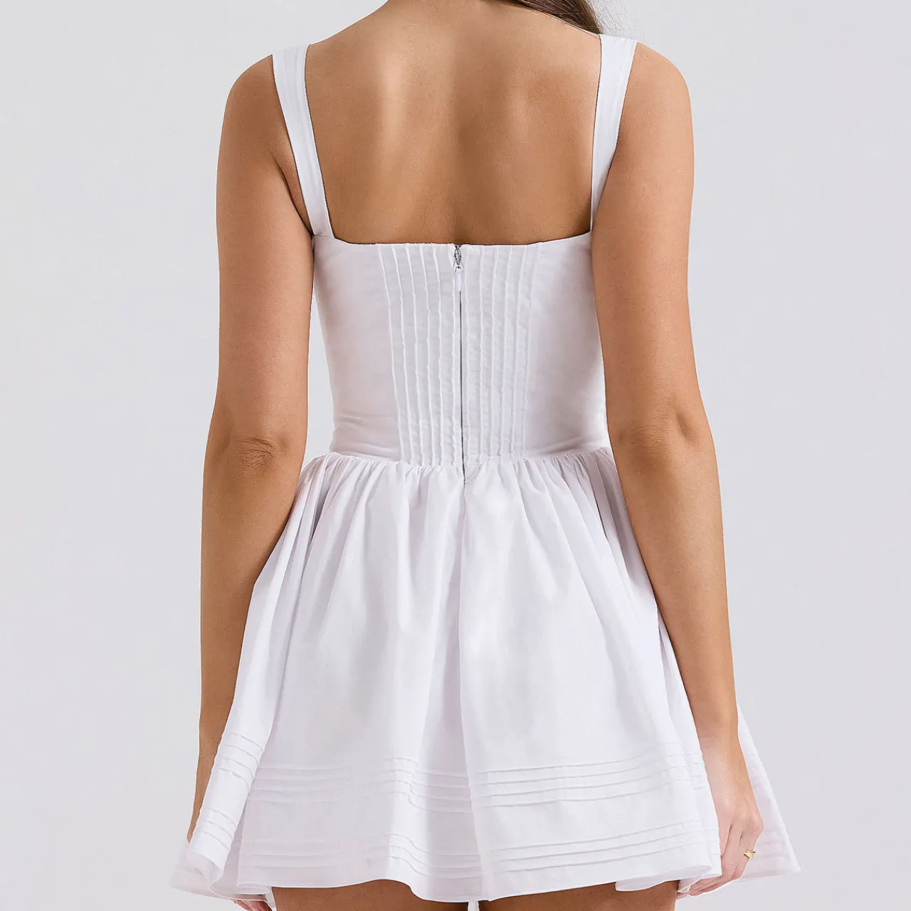 Sale Natassia Pin Tuck Mini Dress Women Dresses