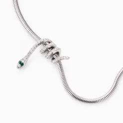 Hot Nathair Nímhe Snake Necklace Silver Women Necklaces
