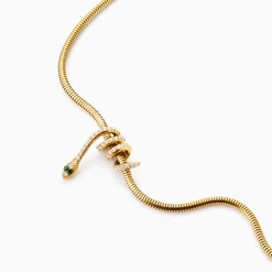 Sale Nathair Nímhe Snake Necklace Gold Women Necklaces