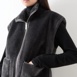 Sale Naval Reversible Faux Fur Gilet Women Coats & Jackets