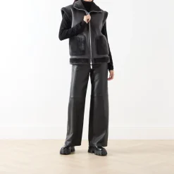 Sale Naval Reversible Faux Fur Gilet Women Coats & Jackets