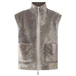 Online Naval Reversible Faux Fur Gilet Women Coats & Jackets