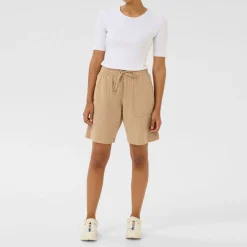 New Naya Liah High-Rise Drawstring Shorts Women Trousers & Shorts