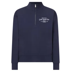 New New Haven Half-Zip Logo Sweatshirt Women Coats & Jackets