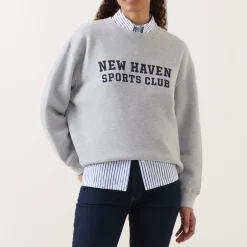 New Haven Logo Sweatshirt Women Coats & Jackets
