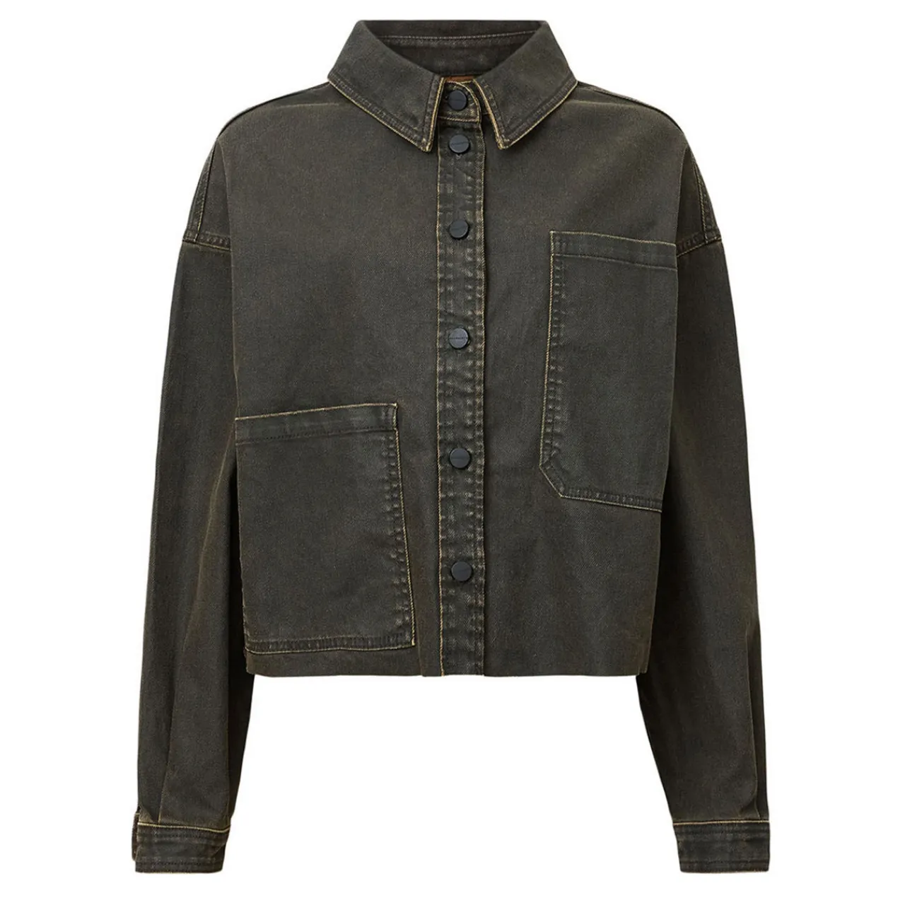 Nicky Oversized Denim Shacket Women Coats & Jackets