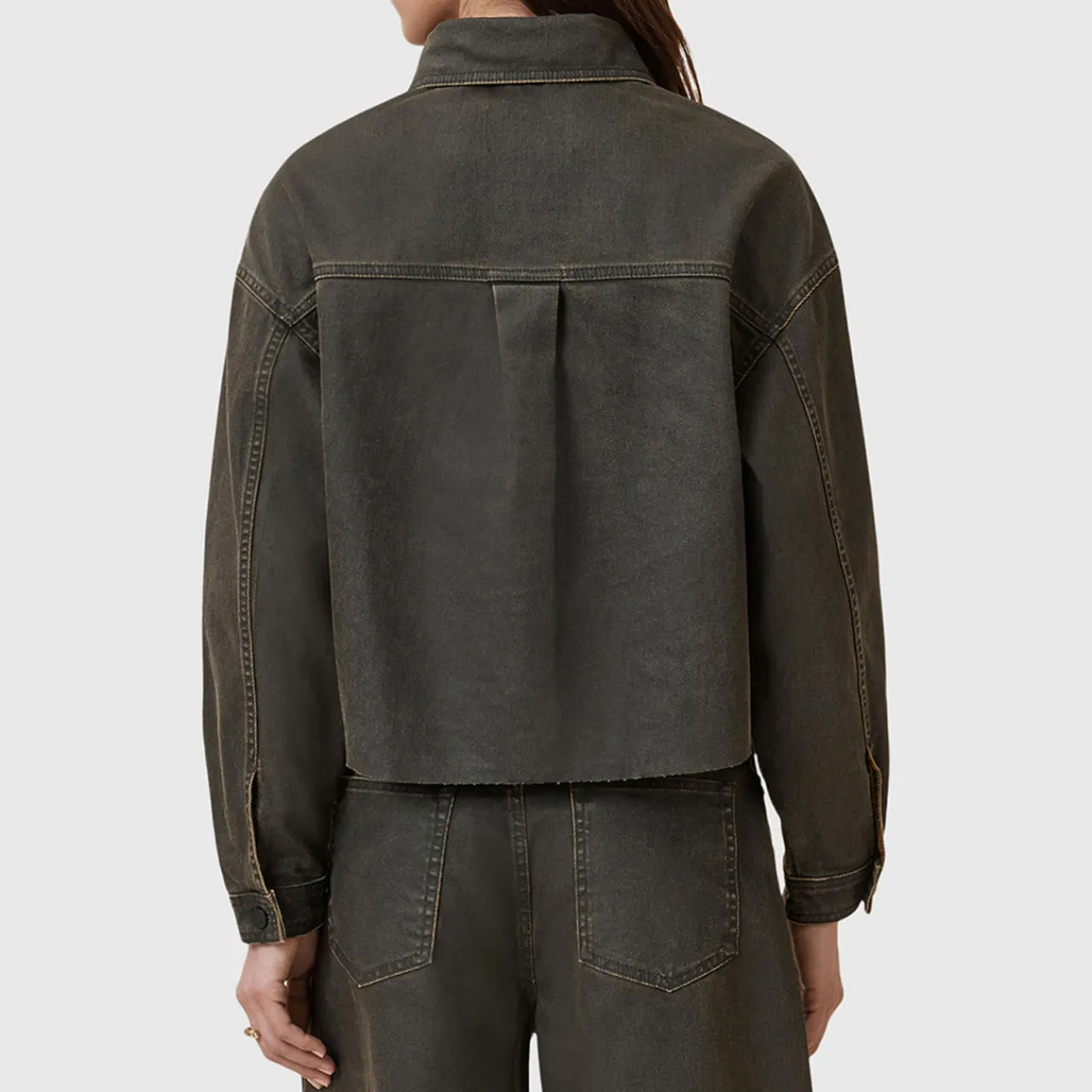 Nicky Oversized Denim Shacket Women Coats & Jackets