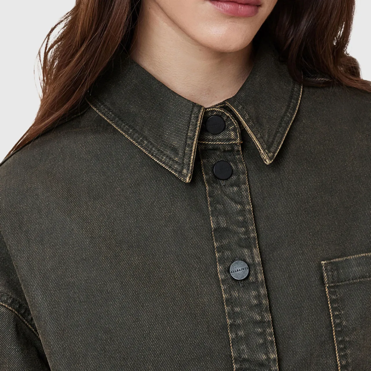 Nicky Oversized Denim Shacket Women Coats & Jackets