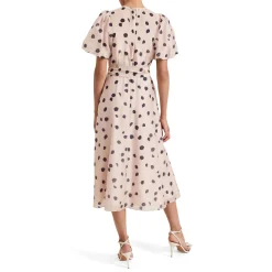 Clearance Nicola Polka Dot Ruffle Dress Women Dresses
