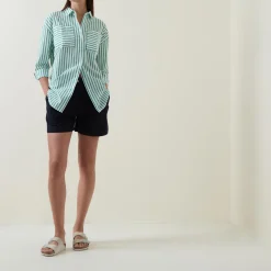 Nicola Striped Casual Shirt Women Tops