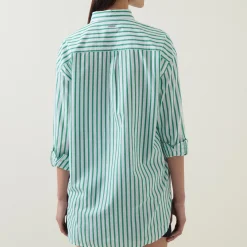 Nicola Striped Casual Shirt Women Tops