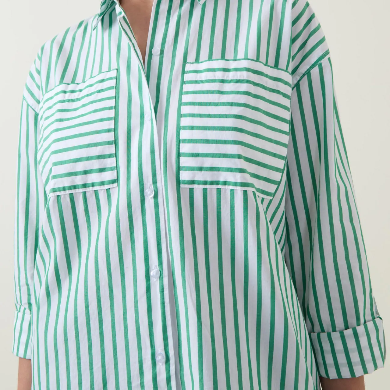 Nicola Striped Casual Shirt Women Tops