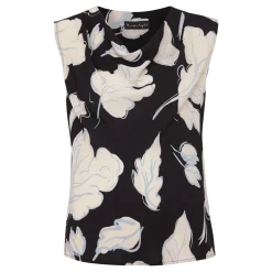 Clearance Noelle Floral Draped Top Women Tops