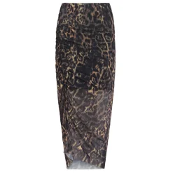 Discount Nora Leopard Skirt Women Skirts