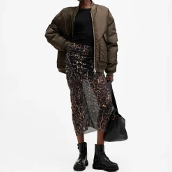 Discount Nora Leopard Skirt Women Skirts