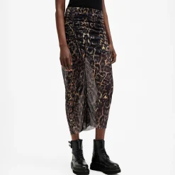 Discount Nora Leopard Skirt Women Skirts
