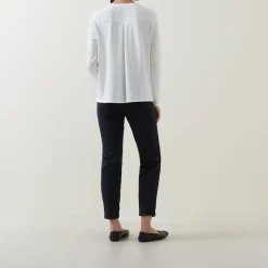 Best Notched Drawstring Blouse Women Tops
