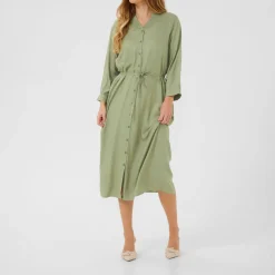 Hot Olga Shirt Dress Women Dresses